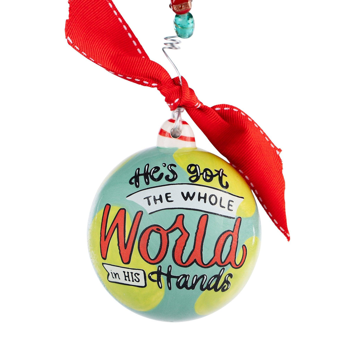 The Whole World In His Hands Ornament - GLORY HAUS 