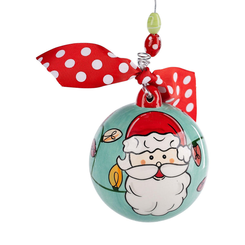Santa Lights Ornament - GLORY HAUS 