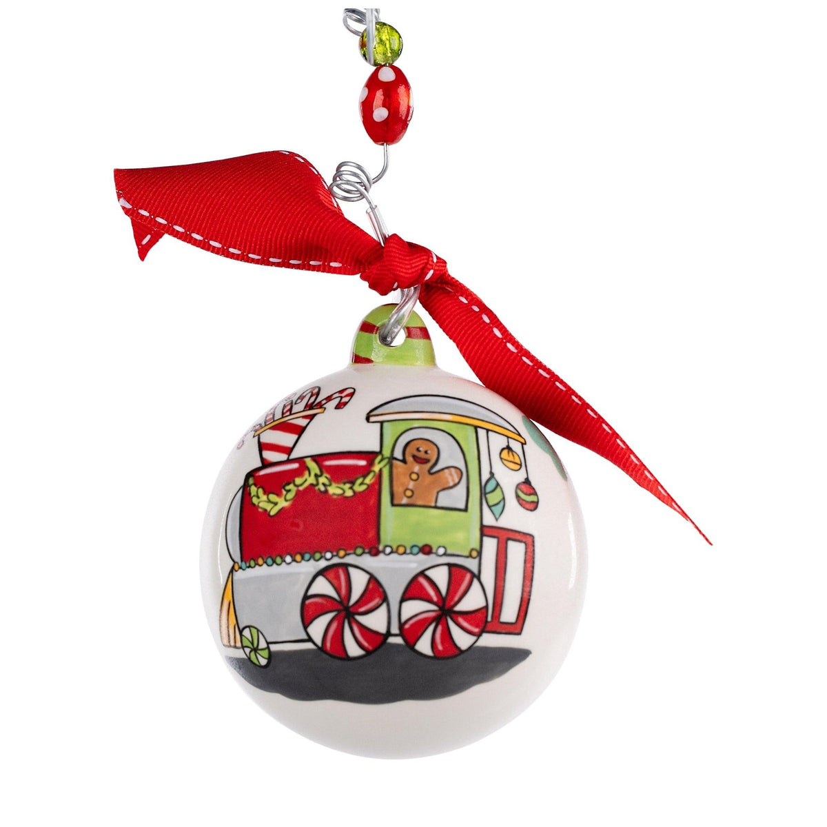 All Aboard Christmas Train Ornament - GLORY HAUS 