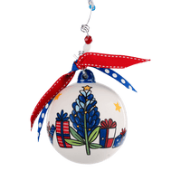 Merry Texmas Blue Bonnet Ornament - GLORY HAUS 