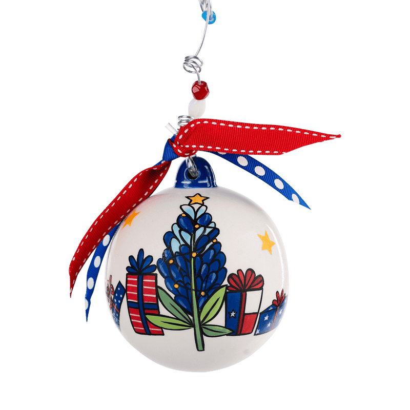 2023 Texas Christmas Ornament with Merry Christmas Charm & Brass Heart –  Duct Tape and Denim
