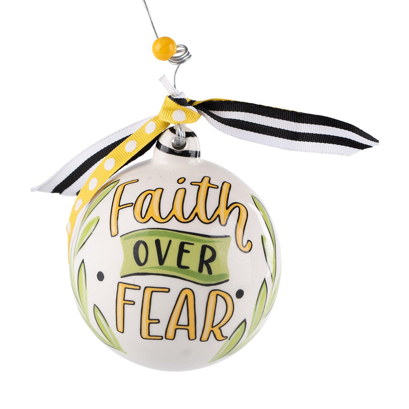 Faith Over Fear Sunflower Ornament - GLORY HAUS 