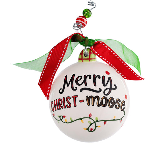 Merry Christ-Moose Ornament - GLORY HAUS 