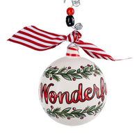 Most Wonderful Time Ornament - GLORY HAUS 