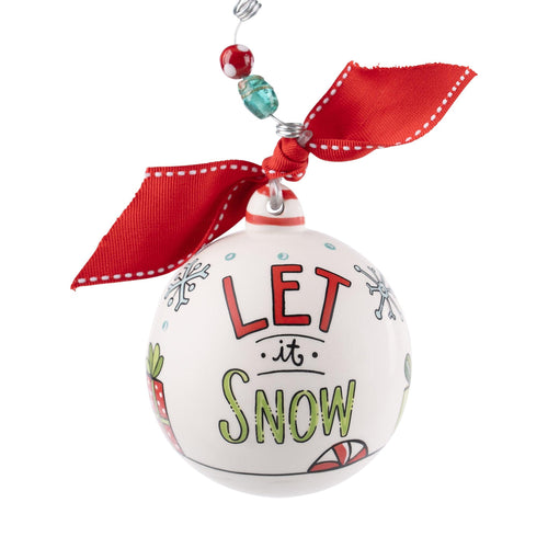 Let It Snow Ornament - GLORY HAUS 