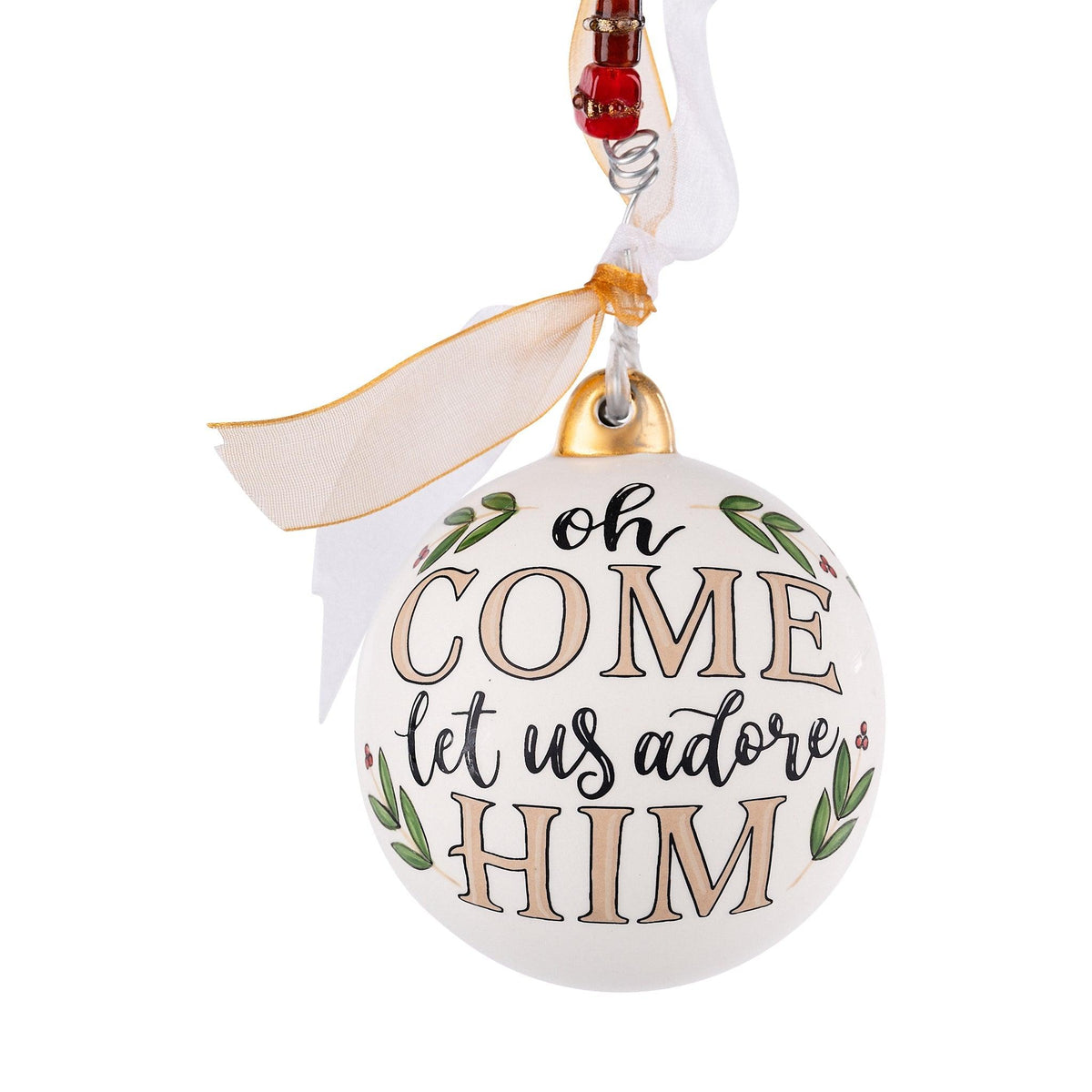 Let Us Adore Him Ornament - GLORY HAUS 