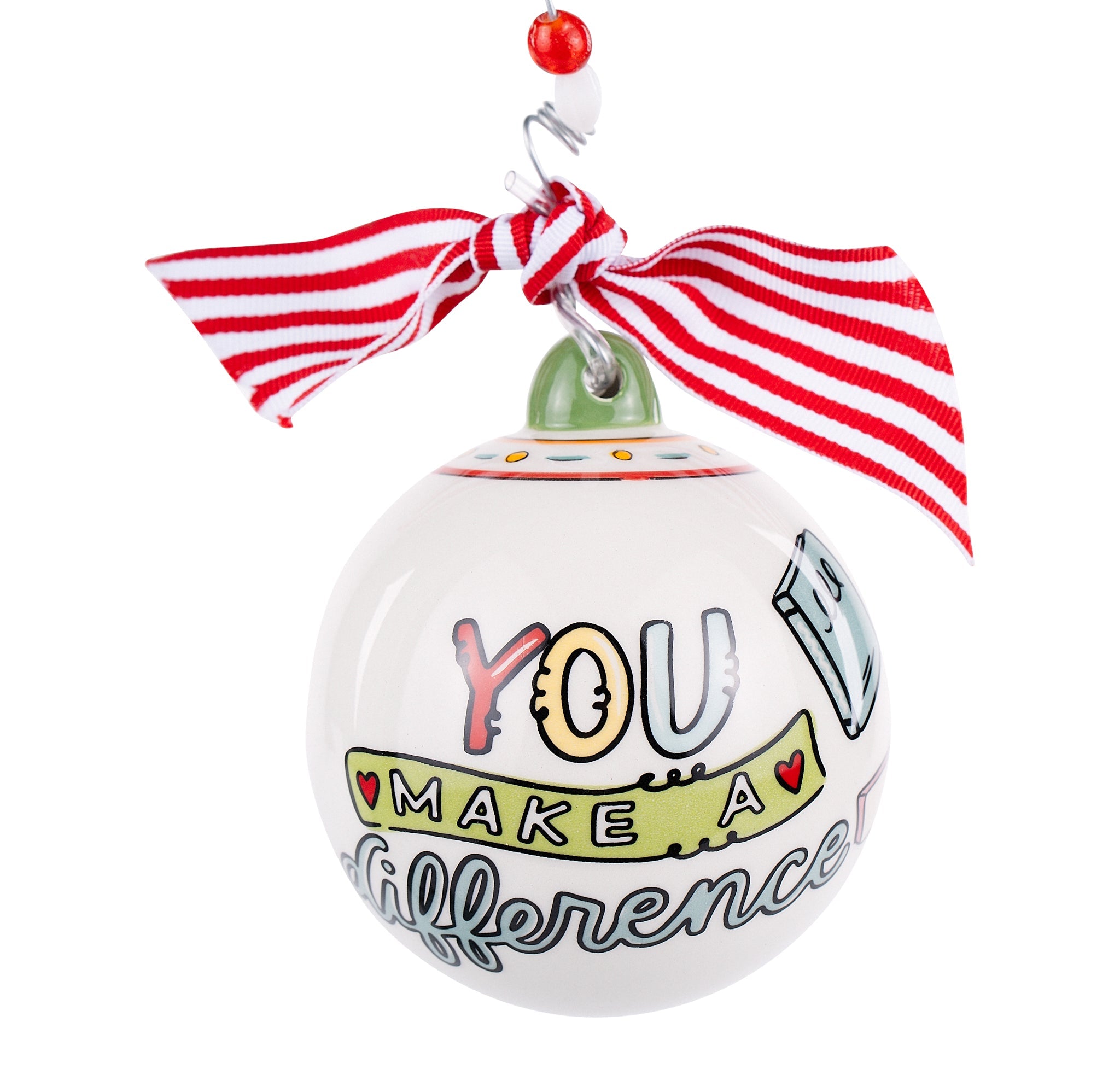 Glory Haus Teacher Make a Difference Ornament
