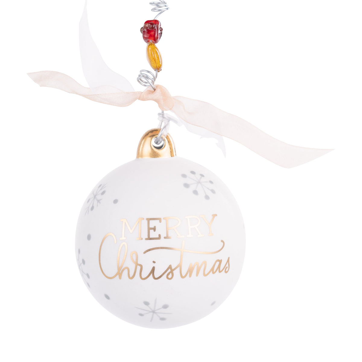 Merry Christmas Reindeer Ornament