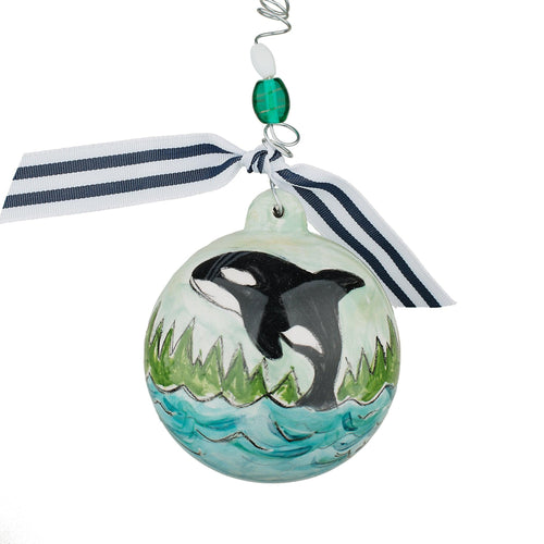 Orca Whale Christmas Ball Ornament - GLORY HAUS 