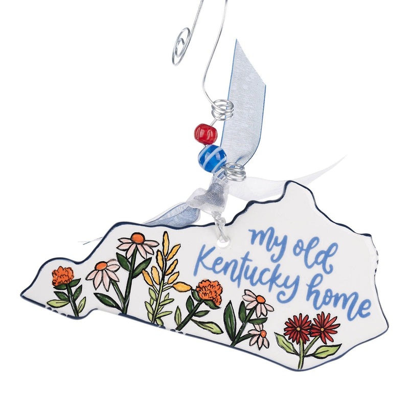 State of Kentucky Flat Ornament - GLORY HAUS 