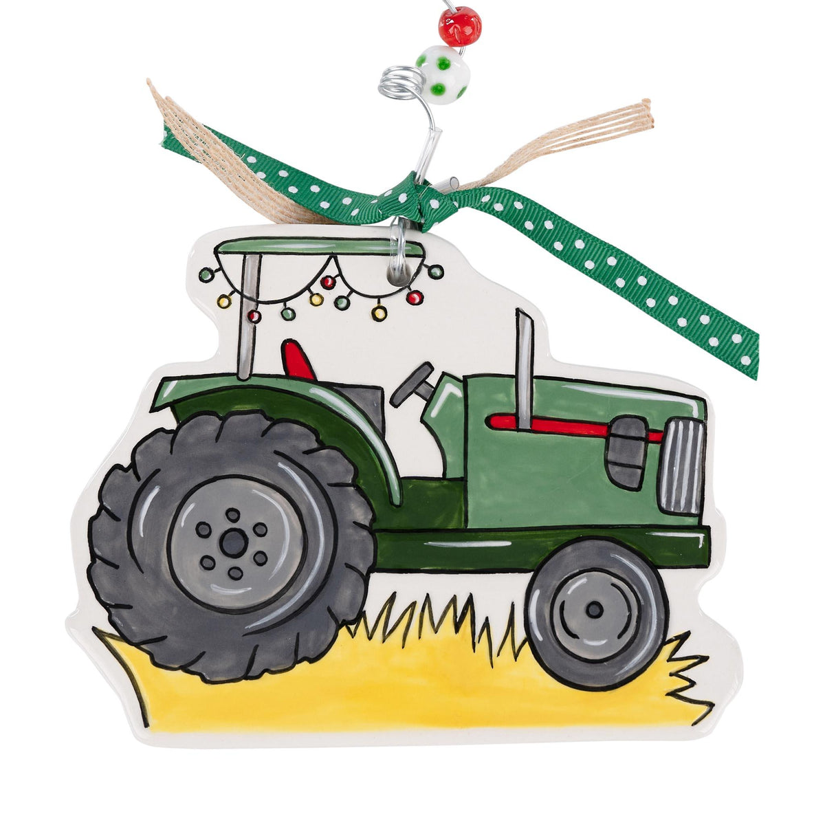 Tractor Flat Ornament - GLORY HAUS 