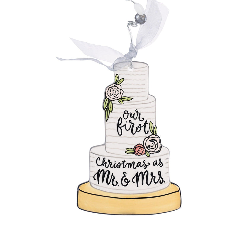 Wedding Cake Flat Ornament - GLORY HAUS 