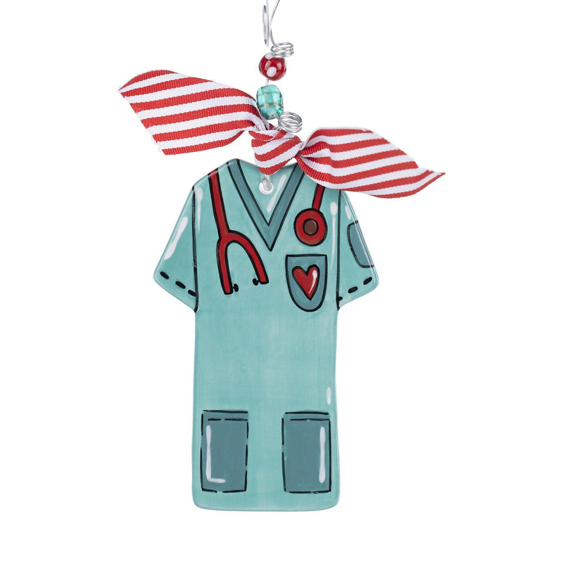Nurse/Dr Scrubs Flat Ornament - GLORY HAUS 