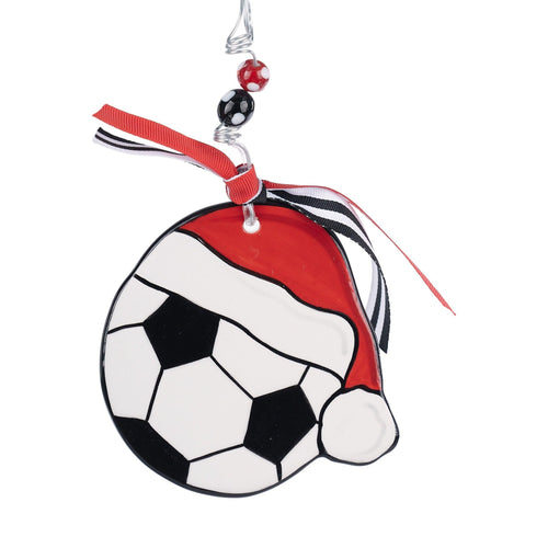 Soccer Flat Ornament - GLORY HAUS 