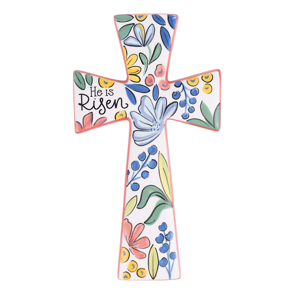 Flower Garden He Is Risen Cross