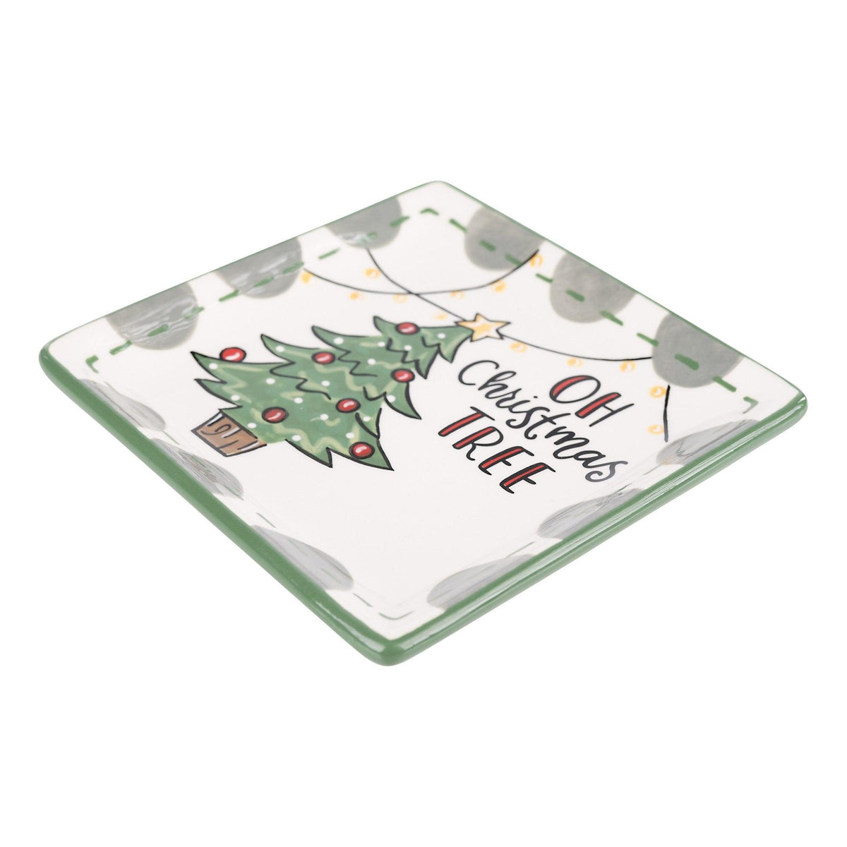 Christmas Tree Canape Plate - GLORY HAUS 
