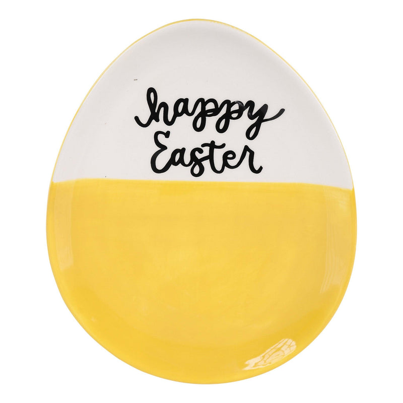 Yellow Easter Egg Plate - GLORY HAUS 