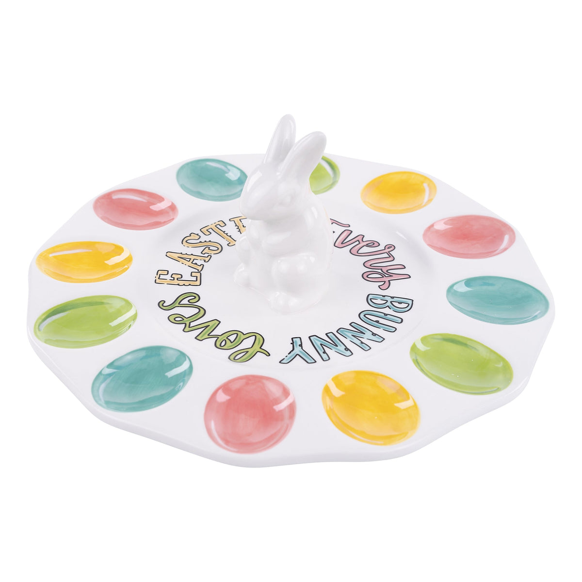 Every Bunny Loves Easter Egg Plate