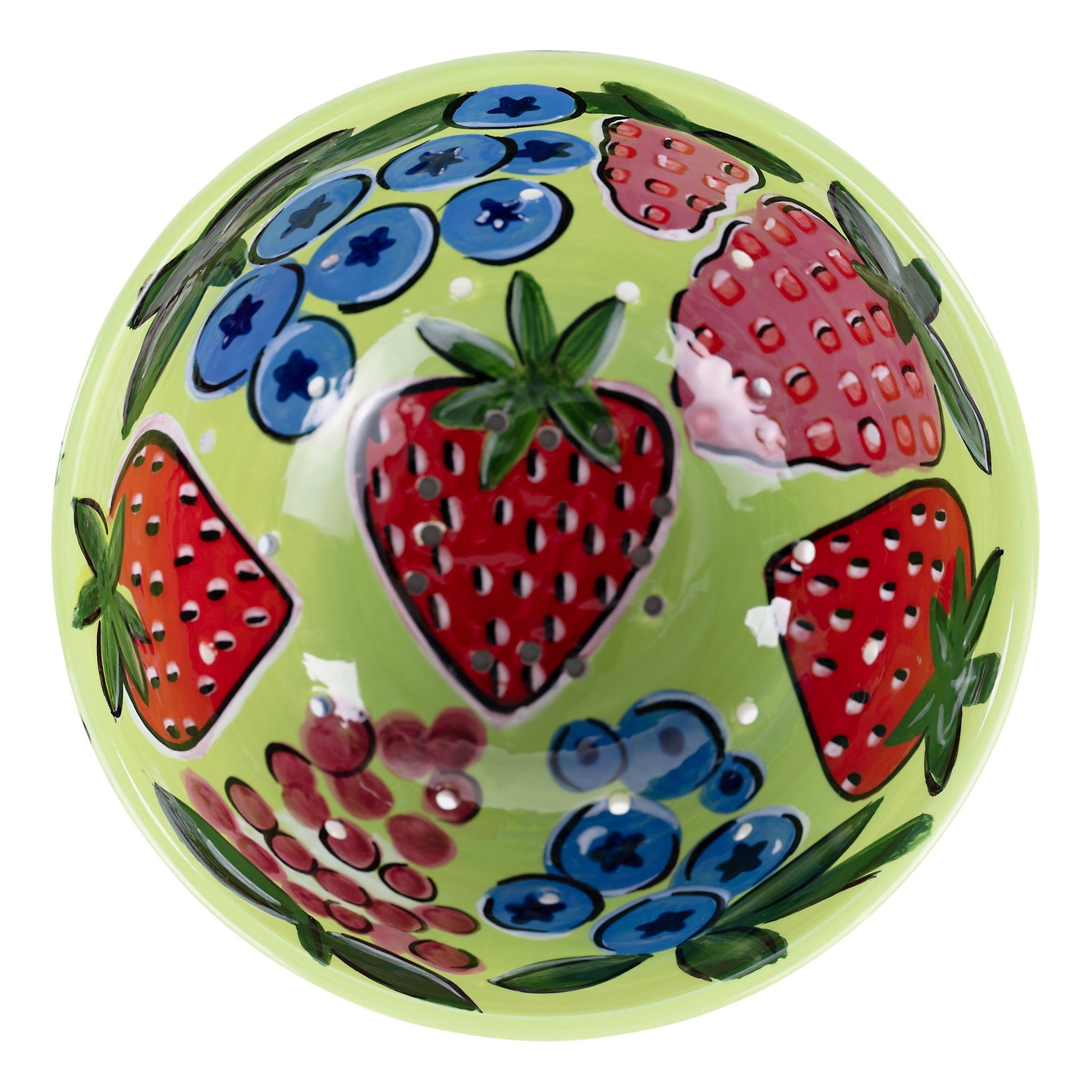 Wash Produce in Style with Our Green Berry Bowl | Kitchen Decor