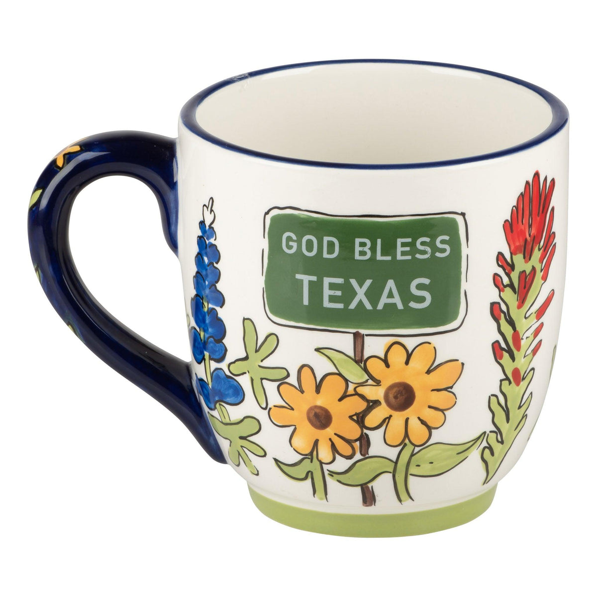 God Bless Texas Wildflower Mug - GLORY HAUS 
