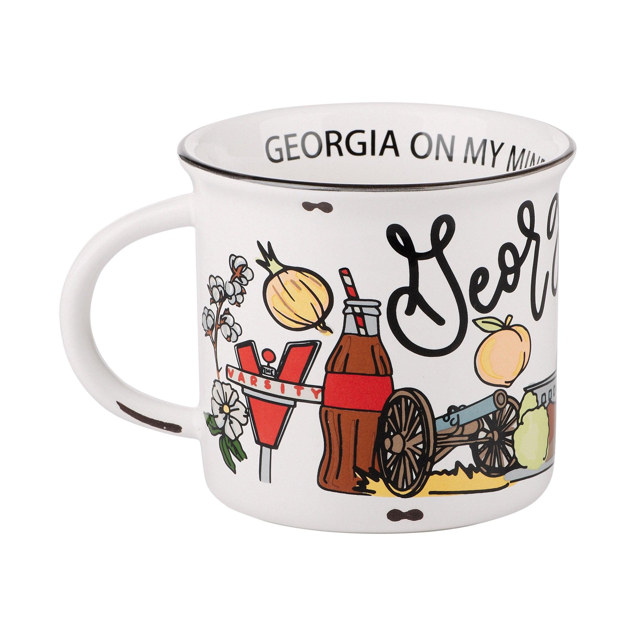 Sip in Style with Our The Hand Painted Georgia State Campfire Mug – GLORY  HAUS