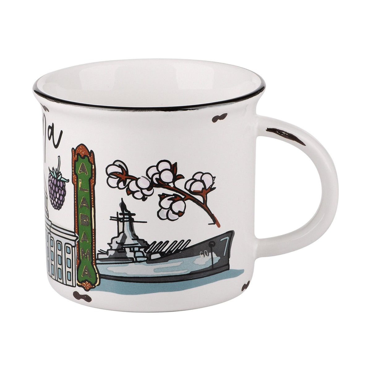 State of Alabama Campfire Mug - GLORY HAUS 