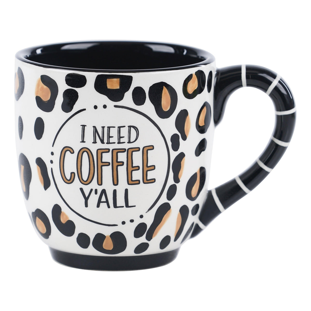 Coffee Y'all Cheetah Mug - GLORY HAUS 