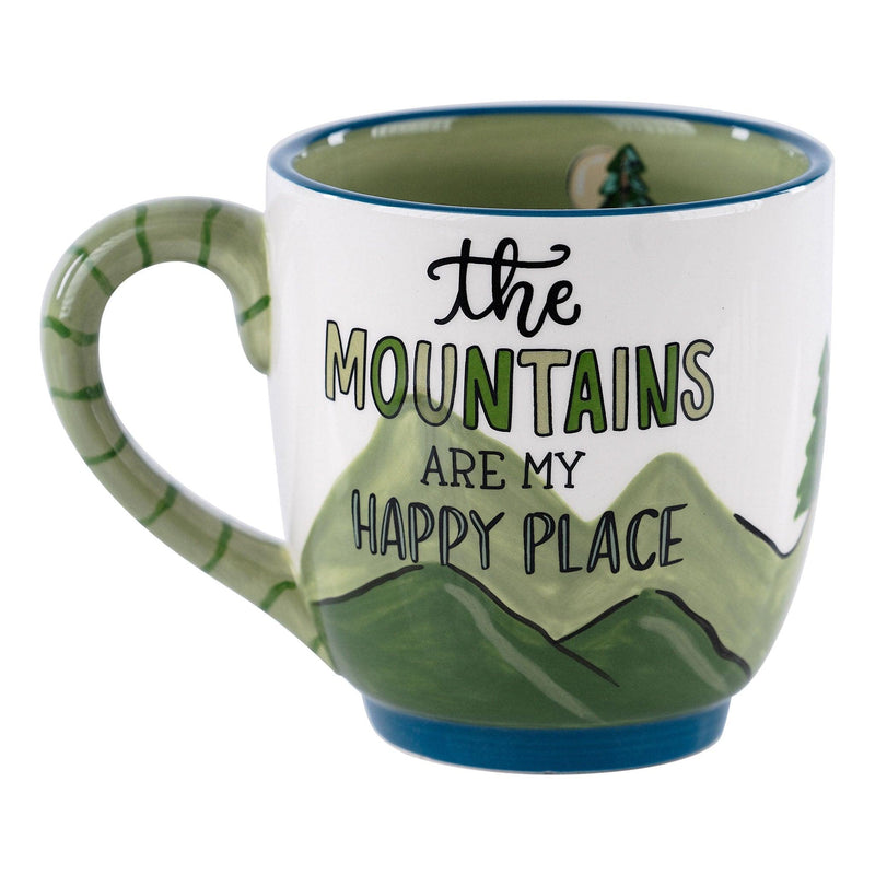 Mountains are my Happy Place Mug - GLORY HAUS 