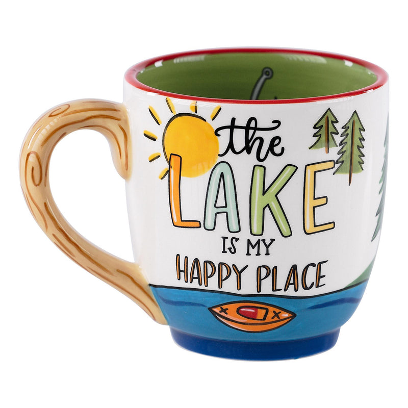 Lake is My Happy Place Mug - GLORY HAUS 