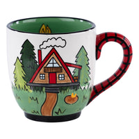 Cabin is My Happy Place Mug - GLORY HAUS 