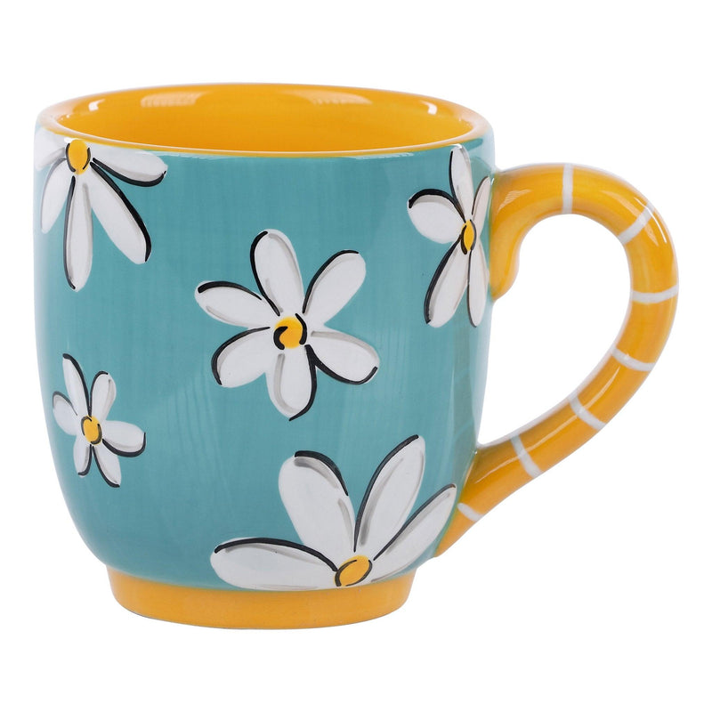 Daisy Pray More Worry Less Mug - GLORY HAUS 