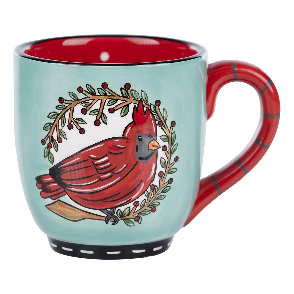 Red Bird Always With You Mug - GLORY HAUS 