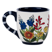 God Bless Texas Flower Mug - GLORY HAUS 