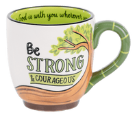 Strong & Courageous Mug - GLORY HAUS 