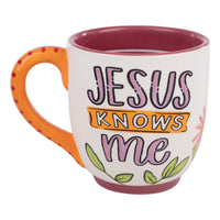 Jesus Knows Me Mug - GLORY HAUS 