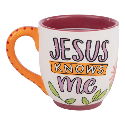 Jesus Knows Me Mug - GLORY HAUS 