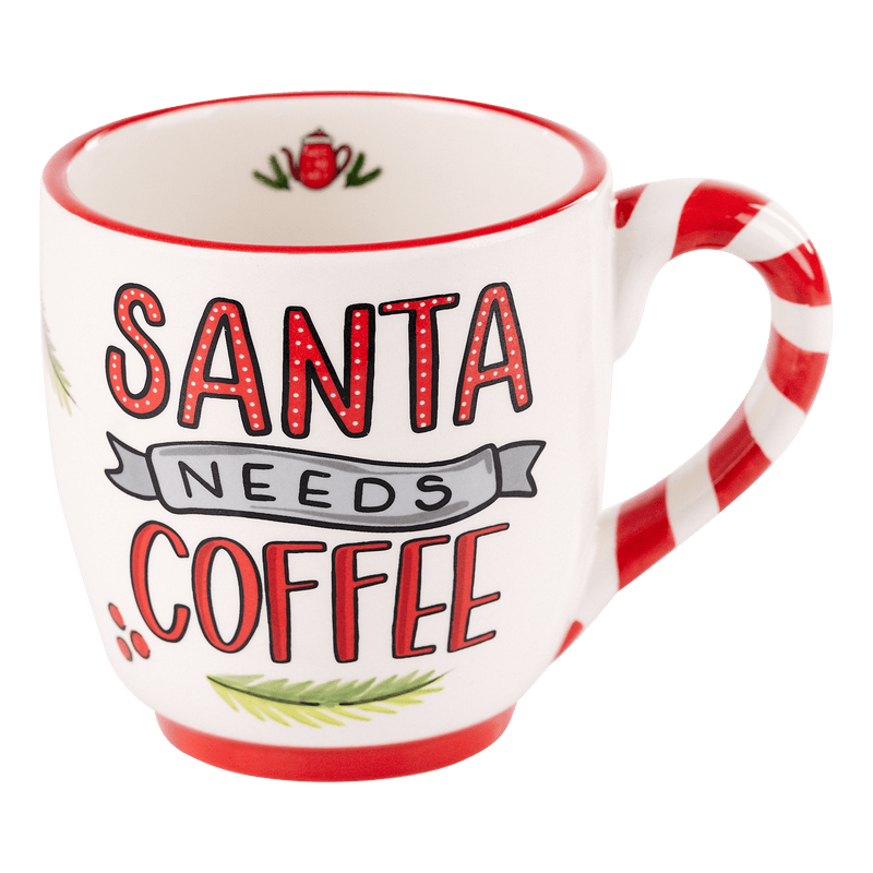 Santa Needs Coffee Mug - GLORY HAUS 