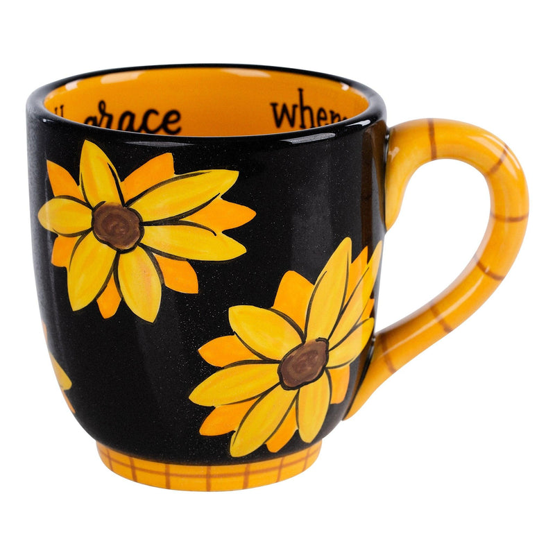 Bloom With Grace Sunflower Mug - GLORY HAUS 