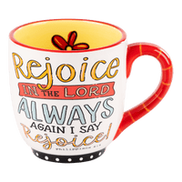 Rejoice In The Lord Mug - GLORY HAUS 