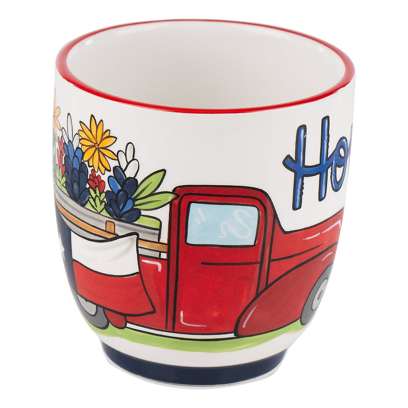 Texas Flag Howdy Truck Mug