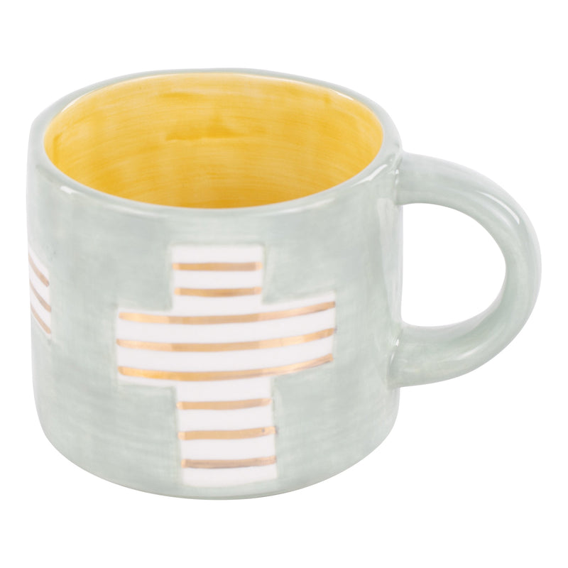 Gold Cross Mug