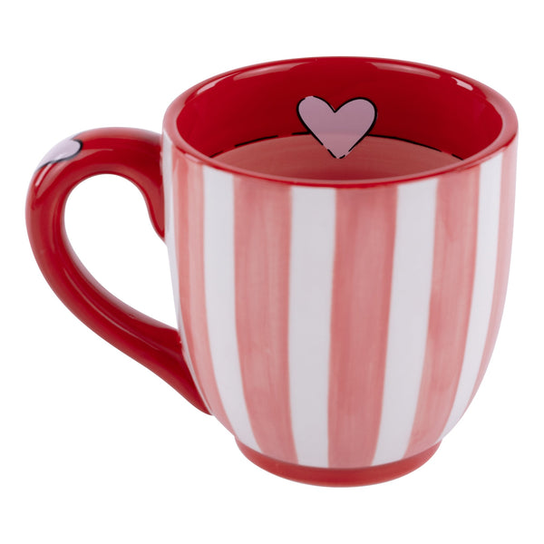 Striped Love You More Mug