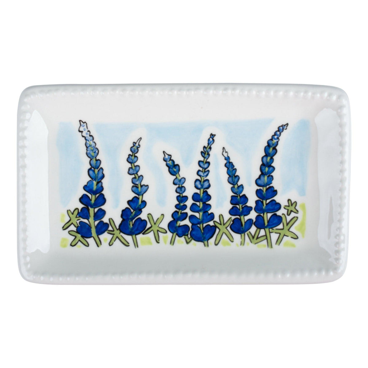 Blue Bonnet Trinket Tray - GLORY HAUS 