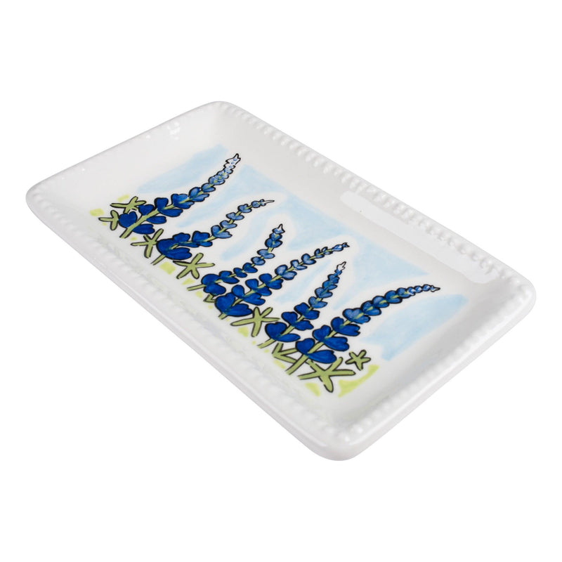 Blue Bonnet Trinket Tray - GLORY HAUS 