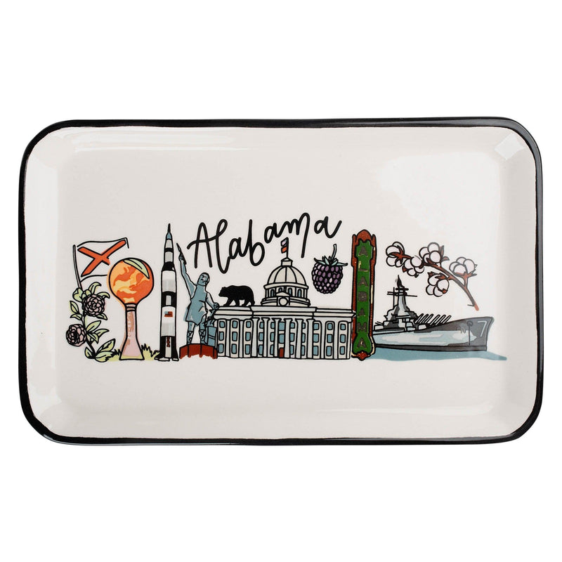 State of Alabama Trinket Tray - GLORY HAUS 