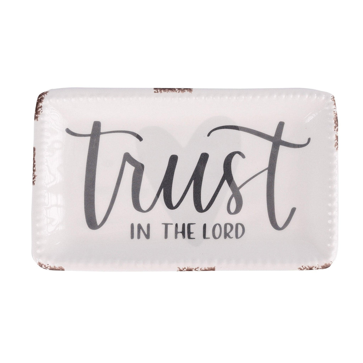 Trust in the Lord Trinket Tray - GLORY HAUS 
