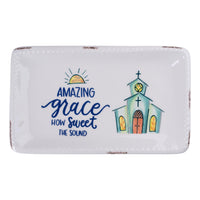 Amazing Grace Church Trinket Tray - GLORY HAUS 