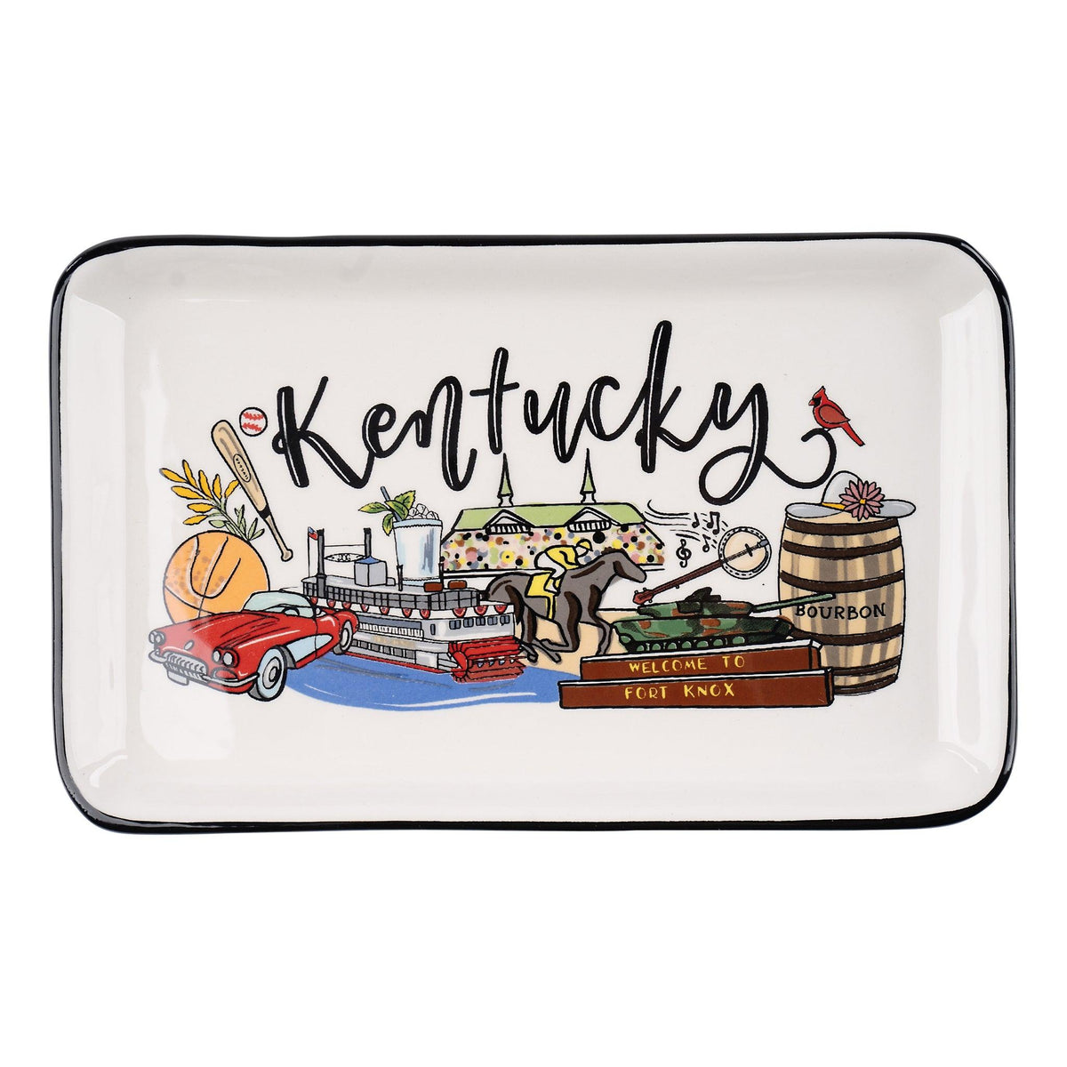 State of Kentucky Trinket Tray - GLORY HAUS 