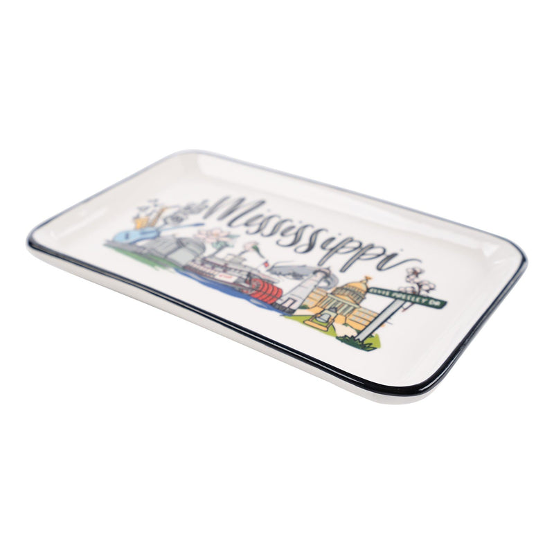 State of Mississippi Trinket Tray - GLORY HAUS 