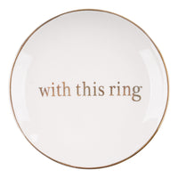 With this Ring Trinket Tray - GLORY HAUS 